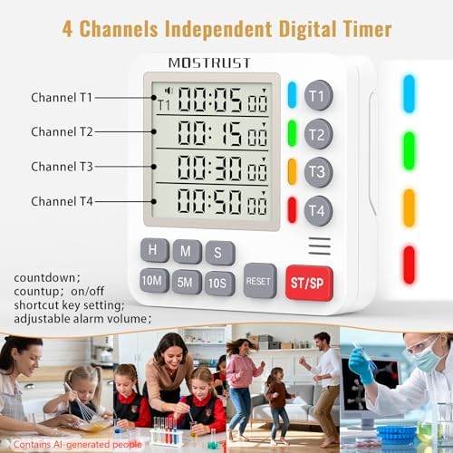 Digital Dual Kitchen Timer - Image 2