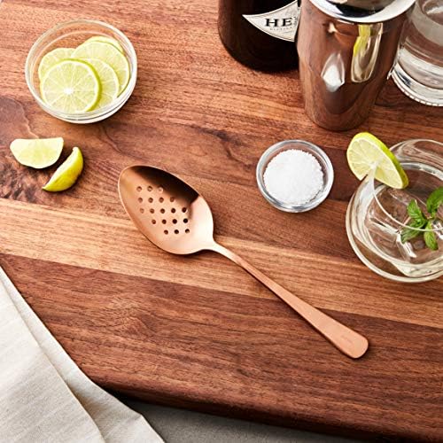 Mercer Culinary 18-8 Stainless Steel Plating Spoon, 9 Inch, Rose Gold - Image 4