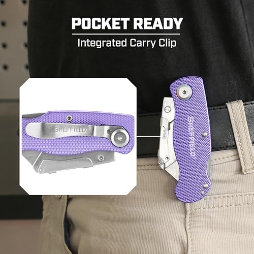 Sheffield Lock Back Utility Knife 3 Pack - Image 6