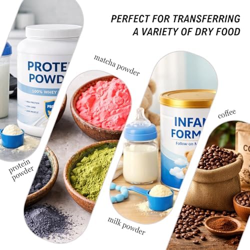 100 Pack Protein Powder Dispenser Set | Portable Protein Powder Storage - Image 4