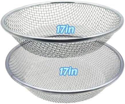 17''Soil Sifter for Gardening, Heavy Duty Rock Sifter, Fits Wheelbarrow Compost by Unknown