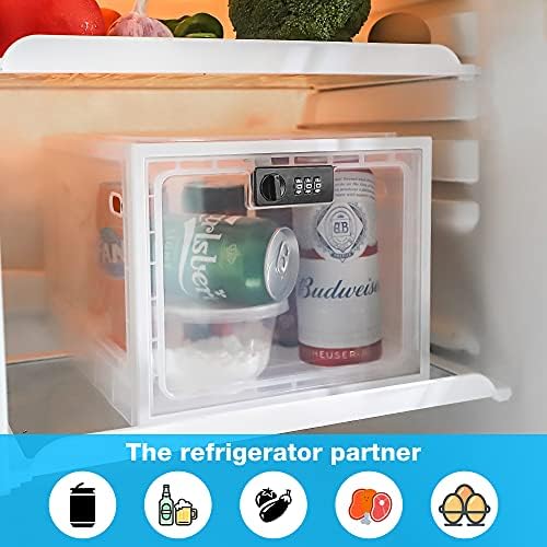 SANIDIKA 2 Pack Large Refrigerator Lockable Box - Image 4