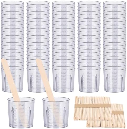 Gartful Resin Measuring Cups and Sticks, Paint Pouring by Gartful
