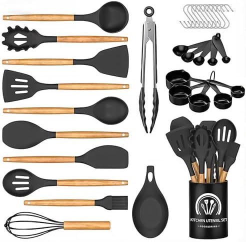 33PCS Silicone Cooking Utensils Set by Unknown