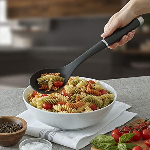 KitchenAid KO004OHOBA Gourmet Nylon Slotted Spoon, Matte Black - Image 5