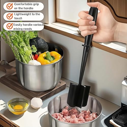 Premium Heat-Resistant Food-Grade Nylon Meat Chopper & Burger Grinder – 5-Blade - Image 2