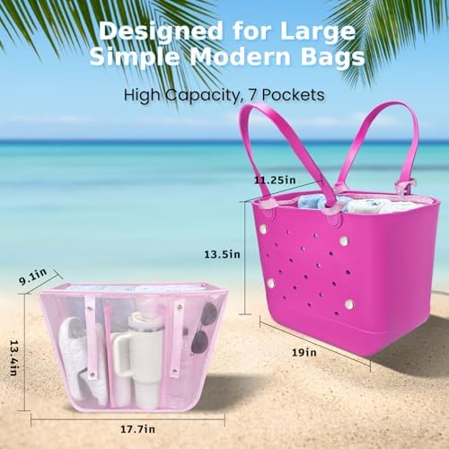 XYFuuee Beach Bag Organizer Insert - Image 2