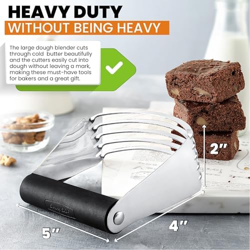 Spring Chef Stainless Steel Dough Blender & Biscuit Cutter Set - Image 5