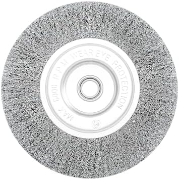 Wire Wheel Brush 6in Fine Crimped Steel 0.008" by OSFTBVTFunctionalTools