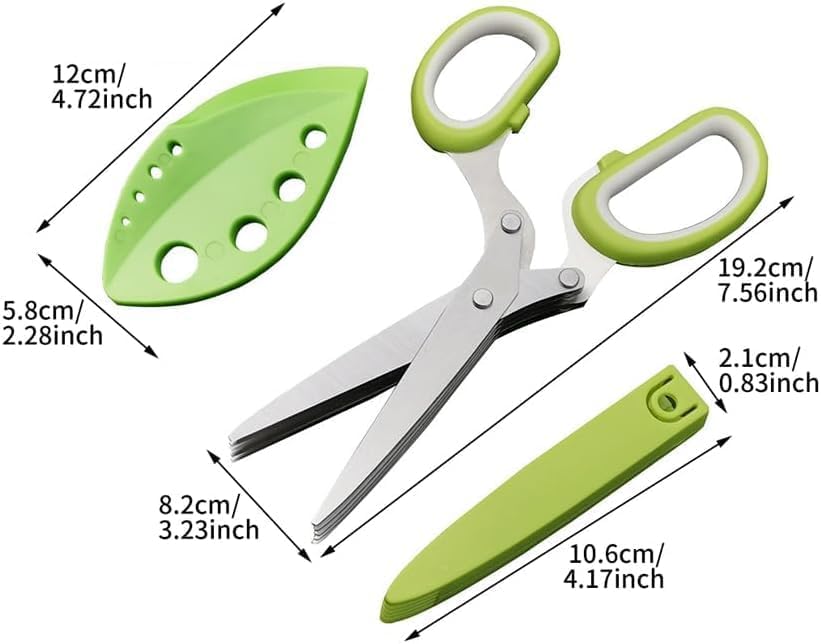 Upgraded Herb Scissors, Effortless Herb Shears Cutter Tool - Image 2