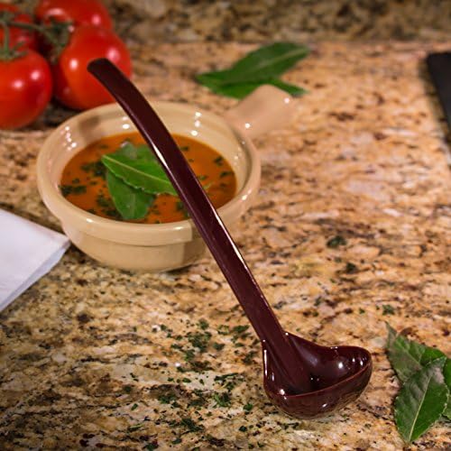 CFS 029501 Carly Plastic Dressing/Serving Ladle, 1 oz./9.5" - Image 5