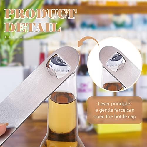 24 Pack Flat Beer Bottle Opener 7 inch Heavy Duty Stainless Steel Flat Bottle - Image 4