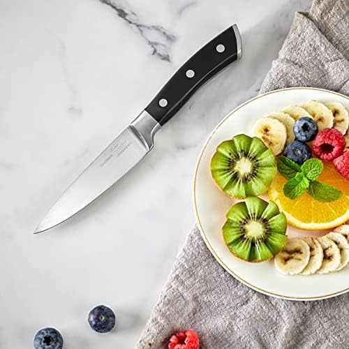 OAKSWARE 4 Inch Classic Paring Knife, German Steel Small Kitchen Knife - Image 3