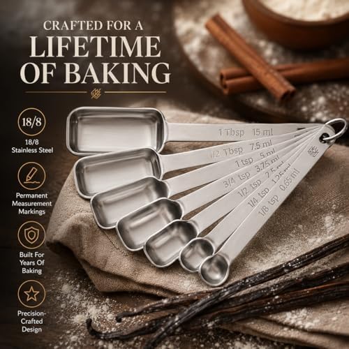 King Arthur Baking Company Spice Measuring Spoons, 18/8 Stainless Steel - Image 2
