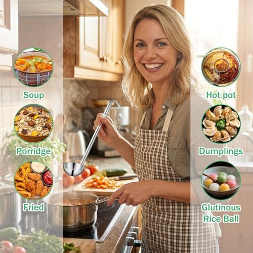 10 Pcs Stainless Steel Ladle 2 oz Soup Ladle - Image 6