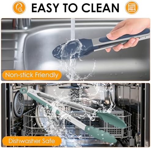 HOTEC Stainless Steel Kitchen Tongs - Image 4