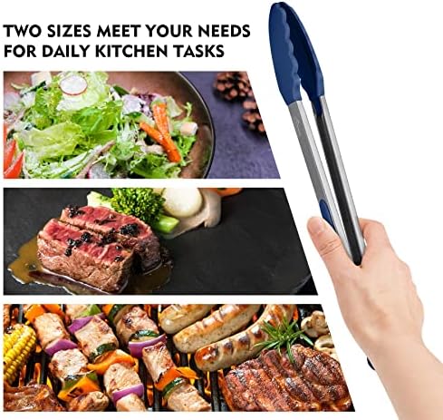 HOTEC Stainless Steel Kitchen Tongs - Image 6
