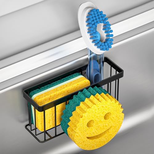 MURLONG Sponge Holder Smiley Face, Sink Organizer by MURLONG