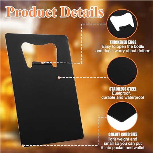 QTLCOHD 60 Pack Credit Card Bottle Opener - Image 3