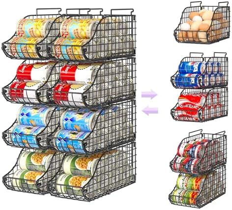 Sonyabecca 8 Pack Stackable Can Organizer by Sonyabecca