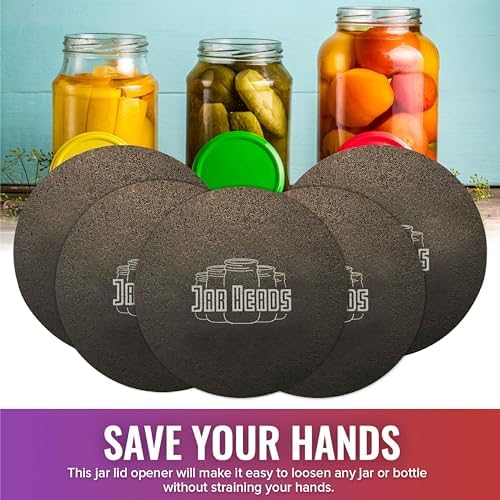 JAR HEADS Rubber Jar Opener Gripper Pad 5 Pack - Image 4