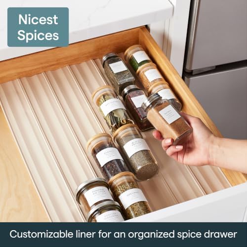 YouCopia SpiceLiner Adjustable Spice Drawer Liner, 10ft Roll, Seasoning and - Image 2