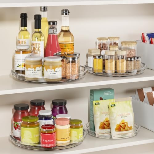 LAMU 4 Pack 12'' Lazy Susan Organizer Turntable - Image 6