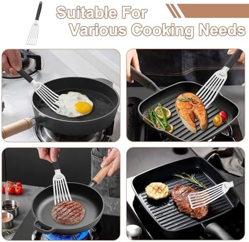 Beijiyi 2 Pack Stainless Steel Fish Spatula - Image 6