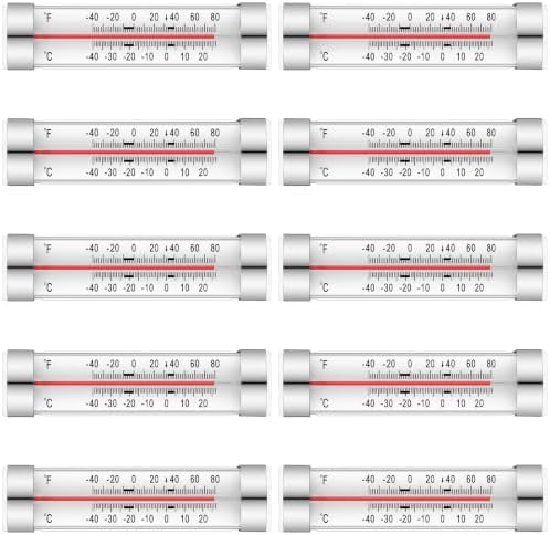 10 Pcs Freezer Kitchen Thermometer Thermometer by Unknown