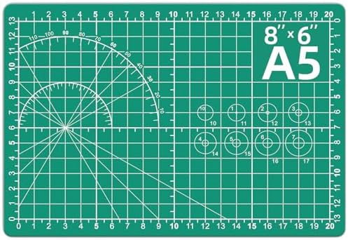 DIYSELF 8in×6in Cutting Mat, A5 Cutting Mat by DIYSELF