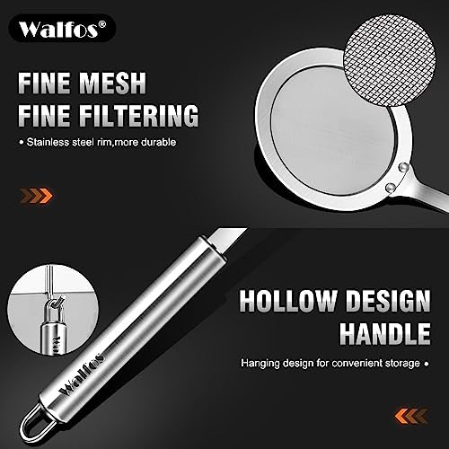 Walfos Fat Skimmer Spoon, Stainless Steel Fat skimmer - Image 3