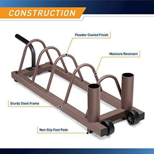 Steelbody Horizontal Plate and Olympic Bar Rack Organizer - Image 6