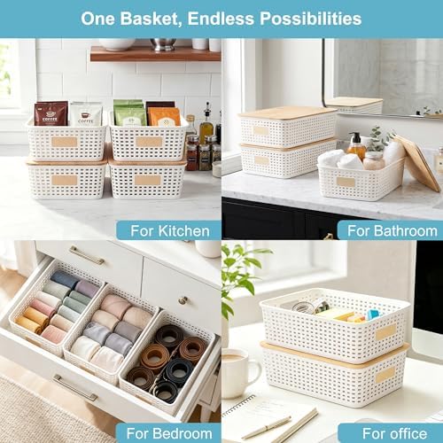 Bagnizer 4 Pack Plastic Storage Bins - Image 5