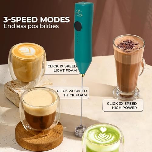 Zulay Kitchen Rechargeable Milk Frother Handheld - Image 4