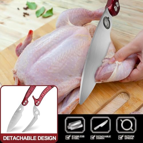Kitchen Scissors, Poultry Shears Heavy Duty, Heavy Duty Poultry Shears - Image 2