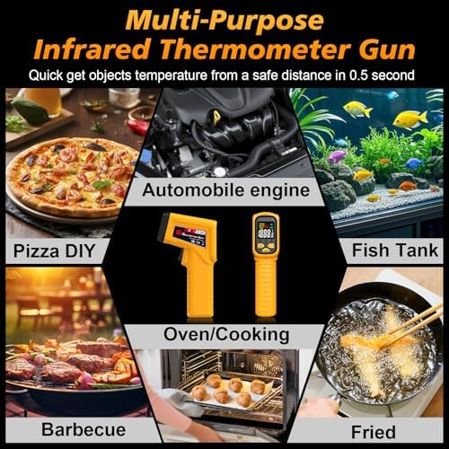 FKM Rechargeable Infrared Thermometer Gun, 13-Point Laser-High Precision - Image 5