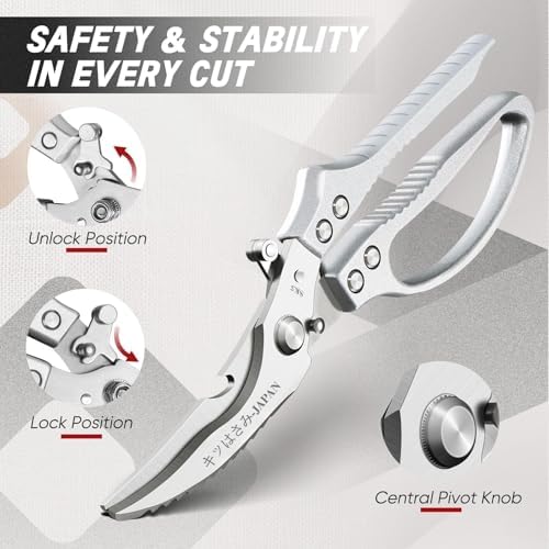 TIVOLI Multifunctional Poultry Shears Silver - Image 4