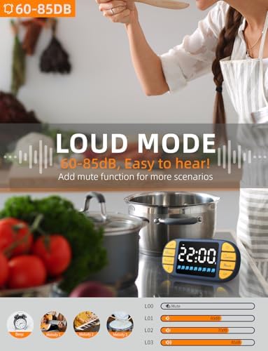 DOOMAY Magnetic Digital Kitchen Timer - Image 5