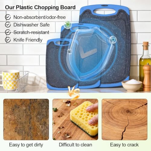 Viretang Non Slip Cutting Board Set - Image 5