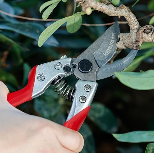 Kimura® 8" Pro Bypass Pruning Shears, Heavy Duty Japanese SK5 Steel Blades - Image 5