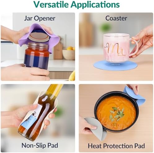 NiHome Silicone Jar Opener Gripper Pads, 6 in - Image 7