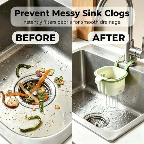 2026 New Kitchen Sink Strainer Basket, Press Automatic Dumping Drain Filter - Image 2