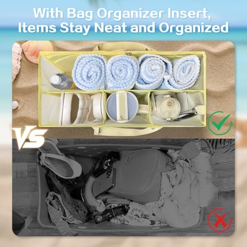 XYFuuee Beach Bag Organizer Insert Divider - Image 3