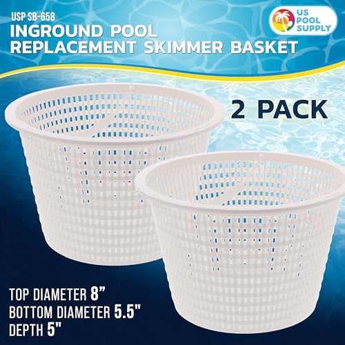 U.S. Pool Supply Swimming Pool Plastic Skimmer Replacement Basket - Image 2