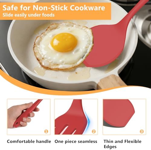 Spatulas Silicone Heat Resistant Turner - Image 2