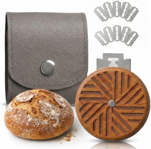 Crafted Rose Wood Bread Lame Slashing Tool, Dough Scoring Knife by SourdoughWhisper