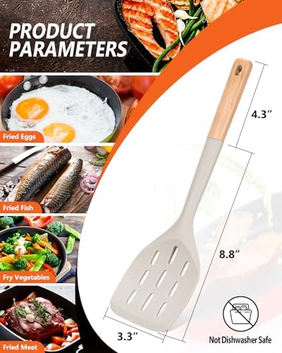 Badiano Silicone Spatula, Non Stick Turner - Image 2