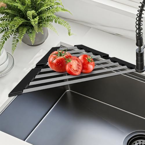Small Triangle Foldable Dish Drying Rack by gaviallc