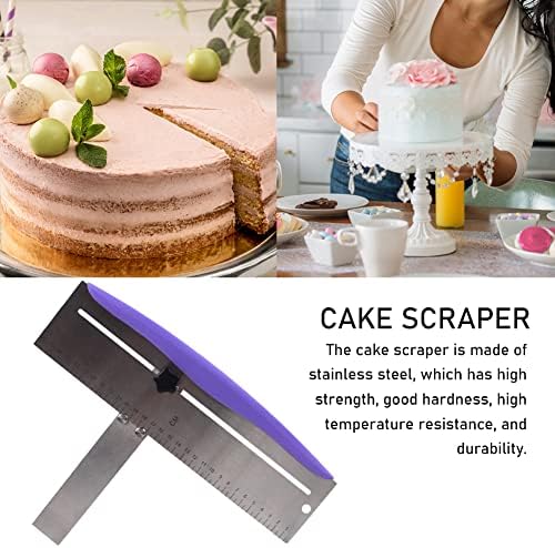 12 Inch Adjustable Cake Scraper, Stainless Steel Cake Smoother - Image 6