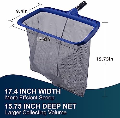 POOLAZA Pool Skimmer Net, Deep Net - Image 5
